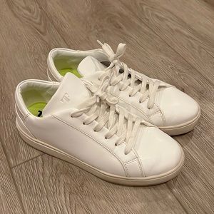 White leather sneakers by Thousand Fell
